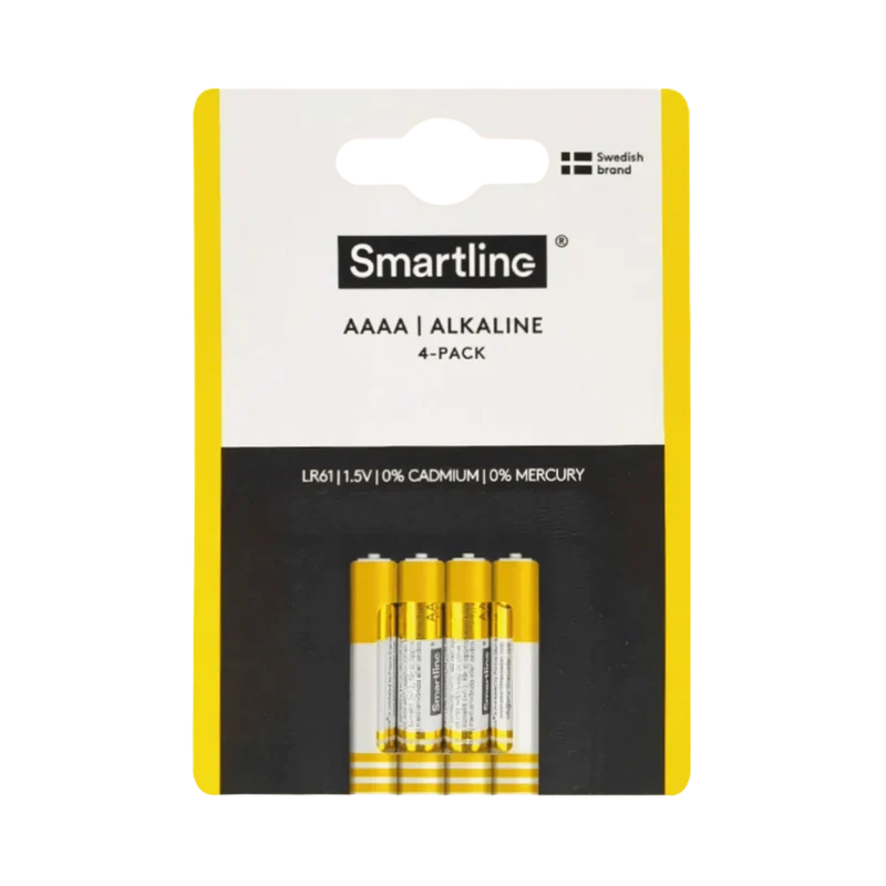 Alkaliska Batterier AAAA 4-pack