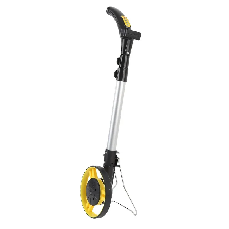 Portable Folding Distance Measuring Wheel With Crisp Digital Readout And Grippy Handle For Swift Lawn And Pavement Mapping Designed Solid For Contractors And Landscapers Demanding Zero Sweat Accuracy All Day Long