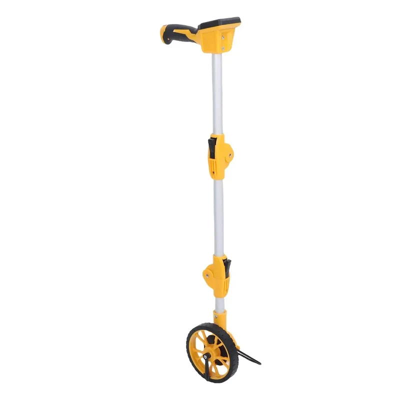 Rock Solid Digital Measuring Wheel With Straight Up Accurate Distance Tracking And Wide Rubber Roll Wheels For Field Work Zero Stress Counting Tool Built Damn Tough