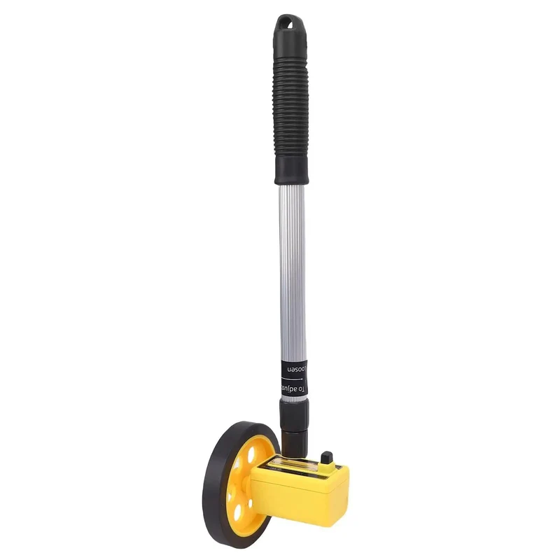 Smooth Rock Solid Gear Driven Telescopic Measuring Wheel With Precision Counter Lightweight Aluminum Alloy Body And Reinforced Abs Casing Pro Level Performance For Tracking Long Distances Without Hiccup On Pavement Dirt Or Curve Survey Tool That Slays