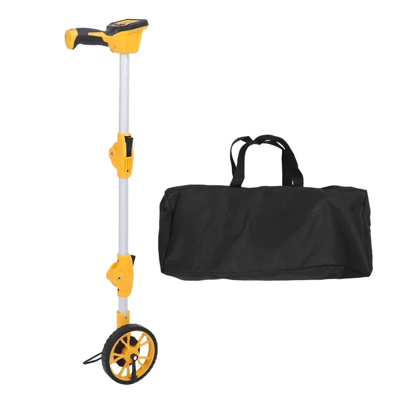 Rugged Digital Measuring Wheel With Backlit Multifunction Controls And Slick Distance Tracking For Surveyors Construction Crews And Landscaping Pros Stores Data Quick And Easy