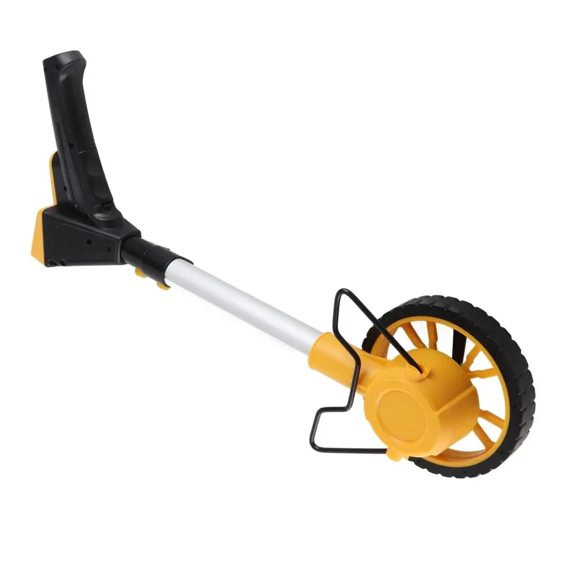 Heavy Duty Digital Distance Measuring Wheel With Foldable Handle And Extra Large Odometer Display For Quick Hassle Free Yard Surveys Or Construction Jobs Built Tough To Roll Smoothly Across Any Pavement Without Breaking A Sweat