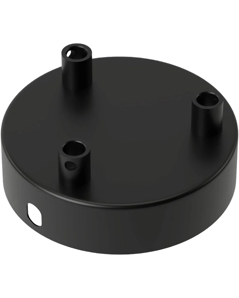 Calex Metal Roset Loft m 3 huller - Sort