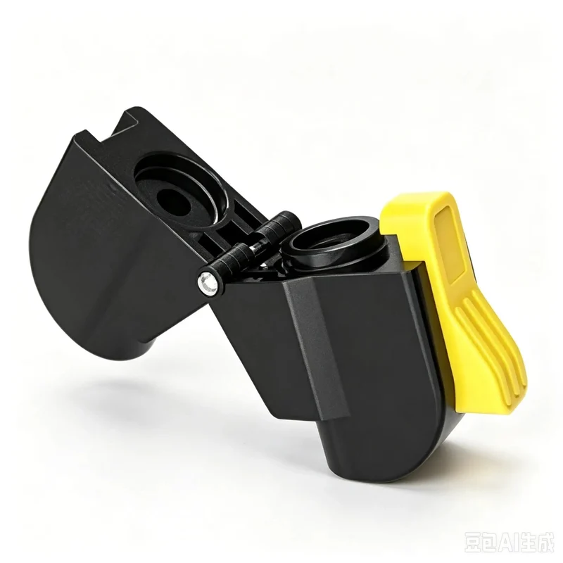 Top Shelf Yellow Folding Joint Replacement For Measuring Wheels No Fuss Heavy Duty Surveyor Hinge Connector Easy Swap Upgraded Corrosion Resistant Build For All Outdoor Land Marking Tasks
