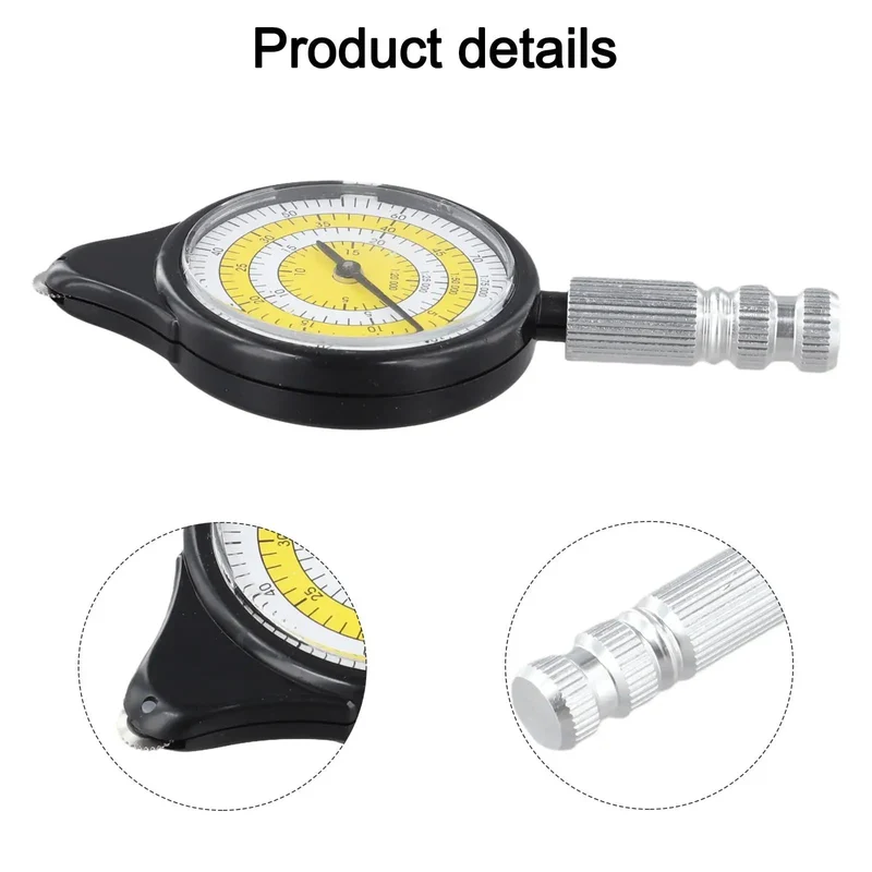 Mechanical Map Distance Meter Wheel For Curved Paths And Hiking Trails Get The Real Deal On Mileage With This Compact Aluminum Dial Rig Perfect For Cartography Pros And Travel Planning No More Guessing Just Roll It Out And Measure Exactly In Black