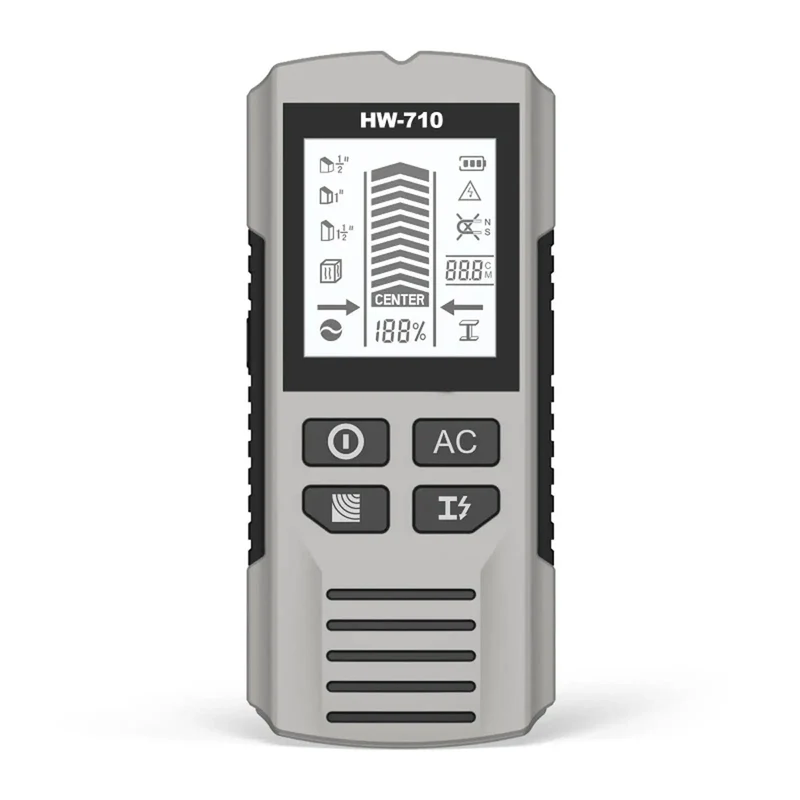 Pro Grade Wall Scanner With Live Voltage Beep And Multi Step Depth Scan For Tracking Down Floor Joists Hidden Pipes And Hot Wires Behind Drywall To Nail The Perfect Drill Spot