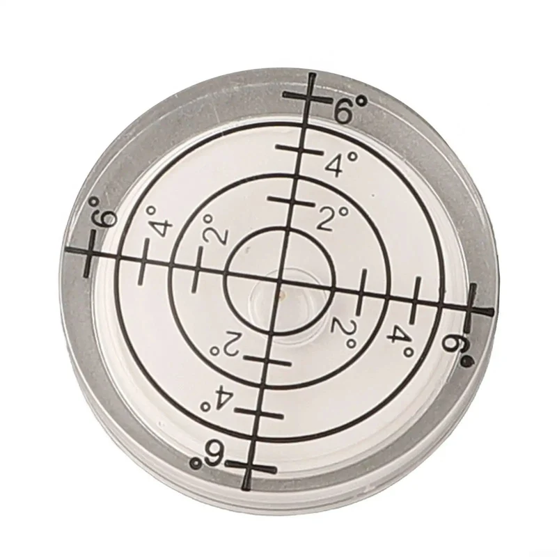 Precision Circular Bubble Level With Hella Bright Fluorescent Yellow Liquid And Rock Solid Acrylic Housing Delivering Dead Center Accuracy For Every Task While Offering Minimal Parallax Errors And Tough Wear Resistant Shell That Works Like A Charm