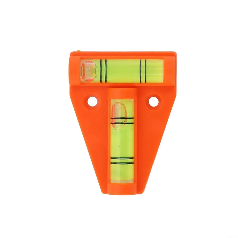 Zero Hassle T Shaped Two Way Bubble Level With Darn Bright Fluorescent Vial For Quick Camp Rig Setup And Secure Motorhome Camper Wall Mount Leveling In Dim Nightlight Conditions
