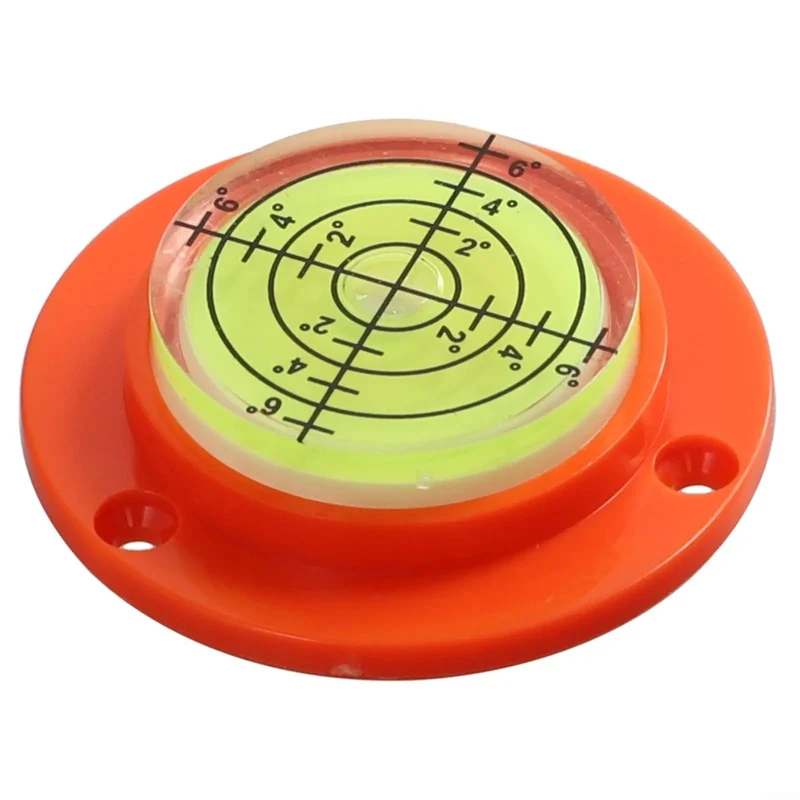 Mini Circular Bubble Level 50X12Mm Precision Alignment Bad Boy With Clear Contrast Fluid Vial Fits Tight Spaces On Small Machinery Scaffolding Sweet Sightlines Quick Horizontal Acrylic Shell Tool