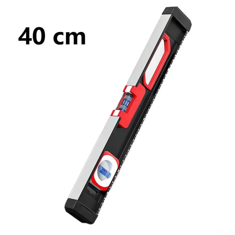 Heavy Duty Aluminum Alloy Level With Exposed Beefy Magnets For Dead Solid Grip On Any Iron Surface Sharp Precision Markings And Slim Portable Profile Engineered To Crush Every Tradesman Or Weekend Hack