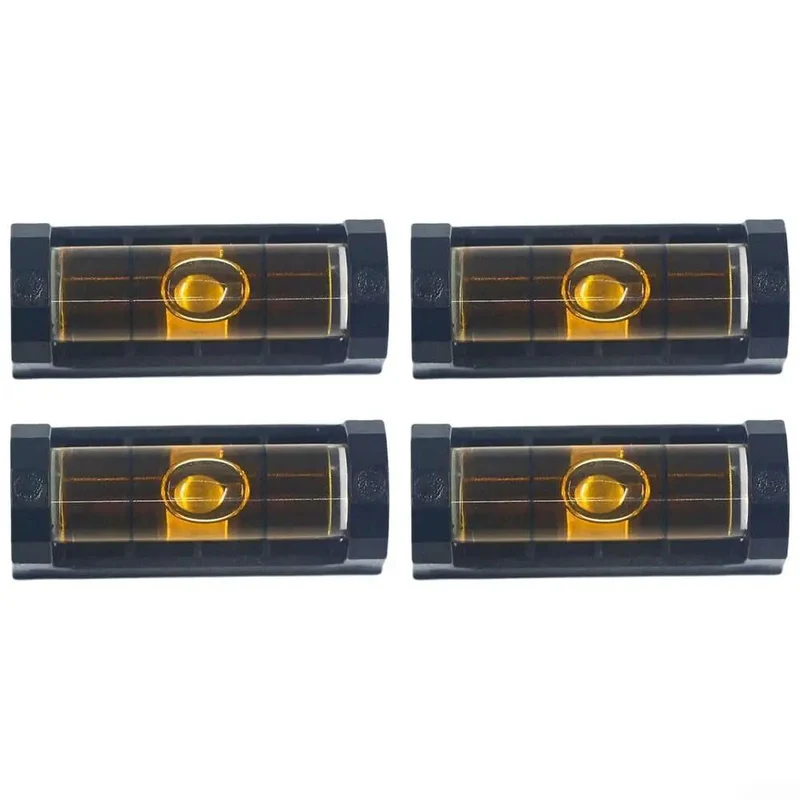 4 Pack Mini Magnetic Pocket Spirit Level With Rock Solid Magnet Base Compact Bubble Vial Gauge Straight Up True Alignment For Builders Tight Tool Belt Ready Gear