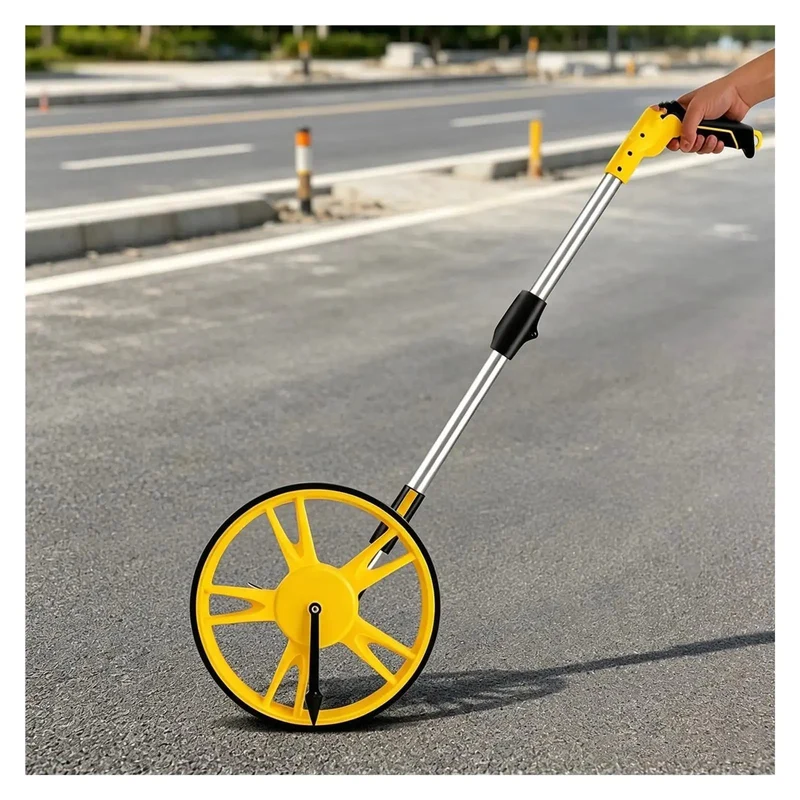 Premium Folding Measuring Pole For Tight Spaces Slick Aluminum Extension Rod That Packs Easy In Any Truck Or Kit Straight Shooting Distance Stick With Nitty Gritty Precision Landscapers Swear By For Quick Diy Jobs