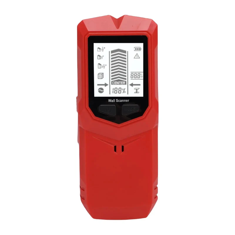 Super Sleek Lcd Stud Detector Featuring Adjustable Depth Display For Accurately Catching Hidden Wood Framing Live Voltage Cables And Making Diy Fixes Total No Sweat