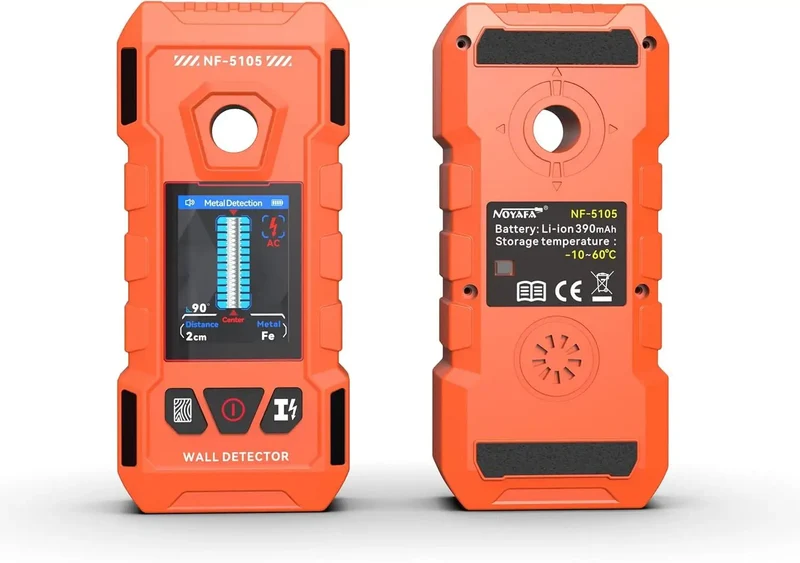 Hella Accurate Rechargeable Wall Stud Finder Featuring Six In One Detection Modes Fast Wood And Metal Stud Locator Plus Visible AC Wire Scanning And Clean Visual Positioning
