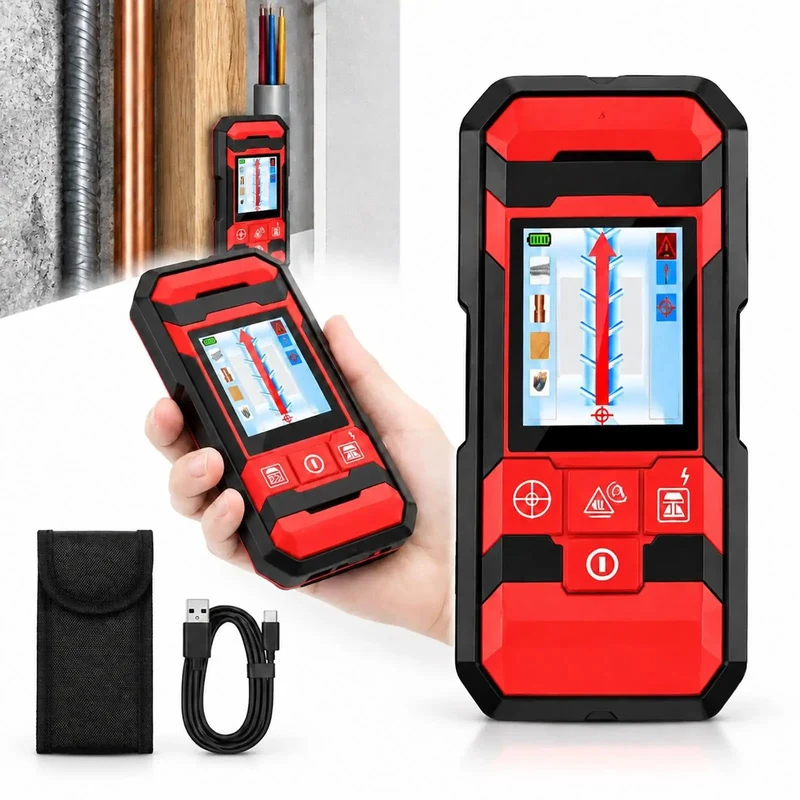 Save Yourself From Blowing Holes In Walls With This Precision Wall Scanner Snaps Into Position Finding Wooden Studs Copper Pipes Live Wires And Cables Behind Drywall Smoothly