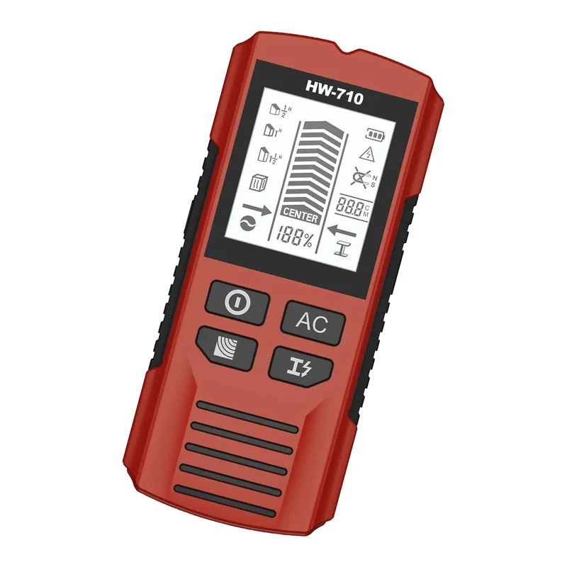 Slick Multipurpose Wall Scanner And Advanced Electronic Stud Finder Accurately Pinpoints Wood Live Electrical Wires Metal Studs Inside Residential Walls