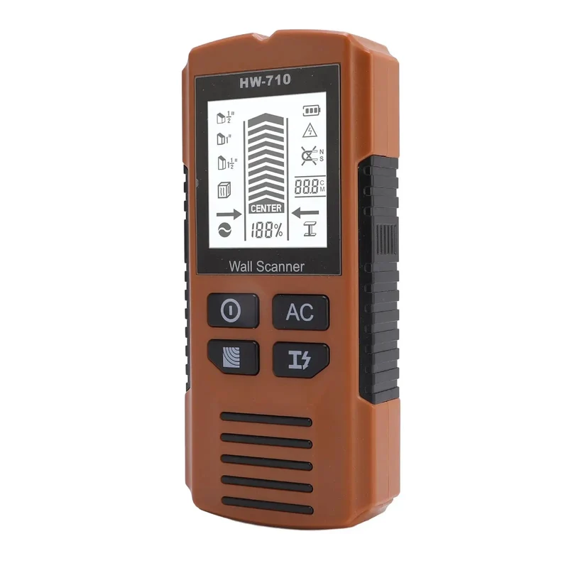 Heavy Duty Multi Mode Stud Finder Wall Scanner With Slick Backlit Lcd Screen And Bullet Proof Auto Detect For Fast Wood Metal Nail Location In Drywall Fixer Upper Projects