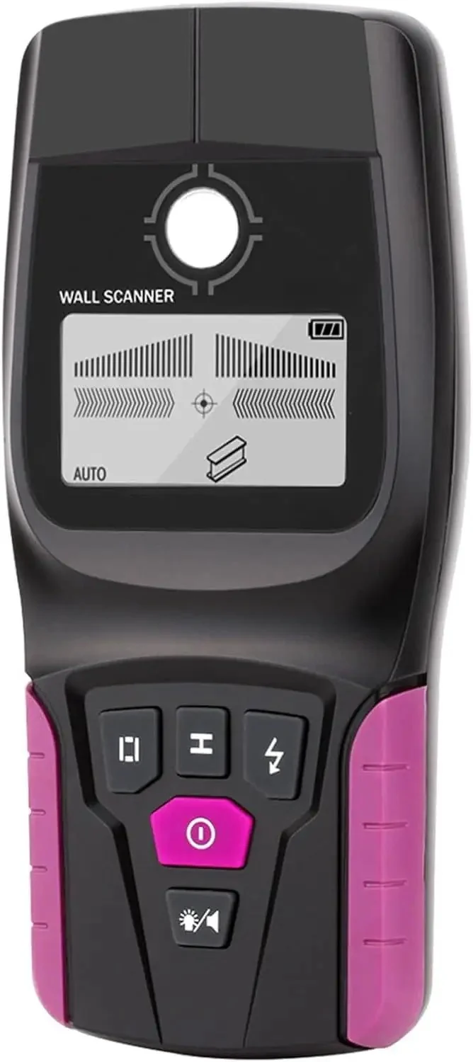 Electronic Stud Finder Wall Scanner With Bright Lcd Screen Pinpoints Wood Metal And Live Ac Cable Behind Drywall Accurate Center Edge Location Tool For Busy Handymen And Weekend Warriors Simply No Sweat
