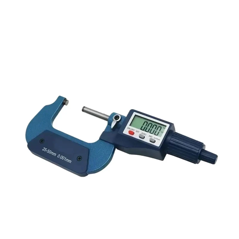 Shop Grade Digital Outside Micrometer 0 To 25 Mm Range With Dead On Point Oh Oh One Precision Caliper Gauges For Nitty Gritty Machine Shop Tasks And Pro Fabrication Work