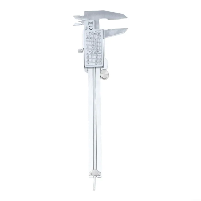 Hardened Stainless Steel Digital Caliper 0-150mm With Extra Large LCD Display And Killer Accuracy At 0.01mm Resolution Perfectly Suited For Serious Machinists Engineers And Detailed Fabrication Jobs