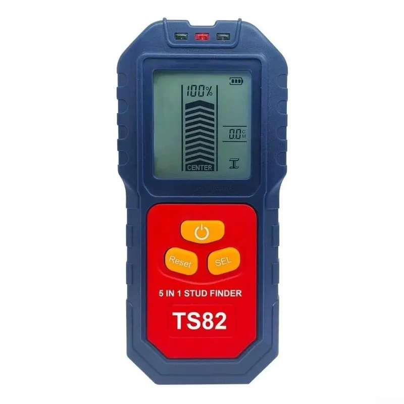 Heavy Duty Five In One Wall Scanner And Stud Finder With AC Wire And Metal Pin Detector Adjustable Sensitivity Lcd Screen Rock Solid For House Remodeling And Diy Jobs Built Like A Tank Works Like A Charm