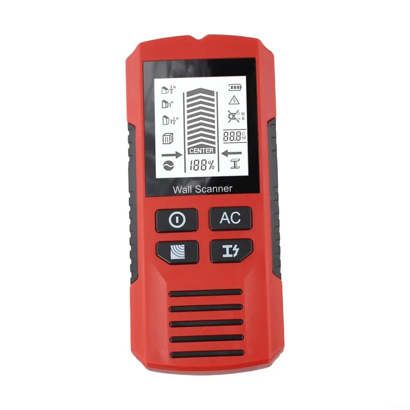 Sweet Tool 7-In-1 Digital Stud Finder Wall Scanner Features Bright LCD Screen Deep Scan Capability Locating Wood Studs Metal Pipes And Live Ac Wiring Up To One Point Five Inches For Zero Hassle Diy Home Projects