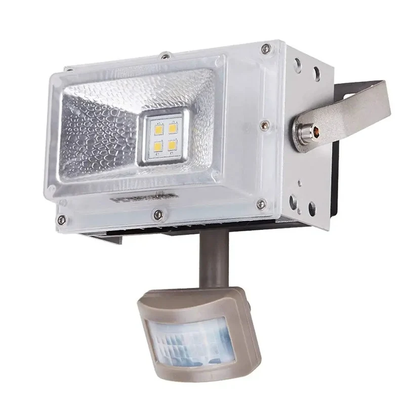 Heavy Duty 30W Led Flood Light Featuring Infrared Motion Detection For Outdoor Security And Driveway Lighting Built Tough Alum Housing Hella Bright IP66 Waterproof Finish No Hassle Setup