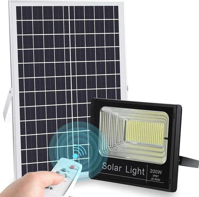 Wireless Led Solar Flood Light With Dusk To Dawn Sensor And Remote Control For Yard And Driveway 25W 40W 60W 100W 200W Easy Install Hella Bright No Bills Smart Timers Weather Tough