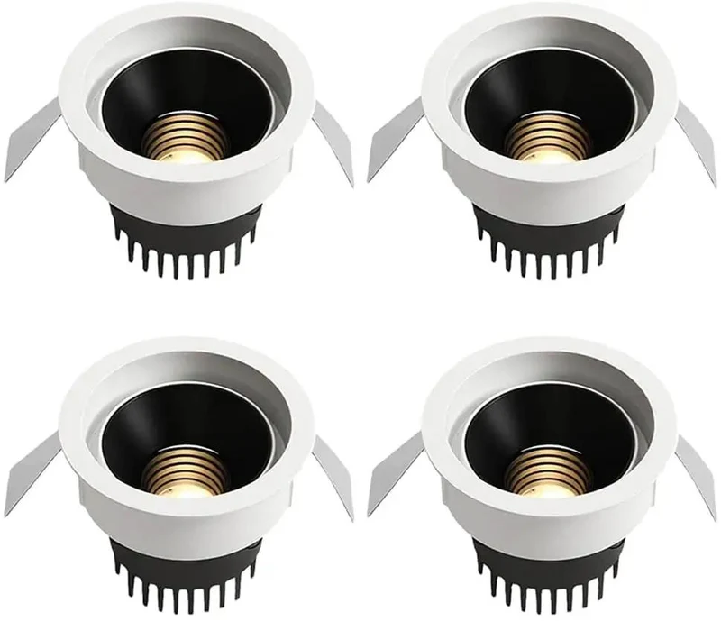 Snazzy Slick 4 Pack 3.5 Inch Led Downlight Retrofit Can Lights Zero Hassle Recessed Ceiling Fixtures With Fast Snap Clips For Top Notch Home Ambiance Upgrade In Bright Or Warm Hues