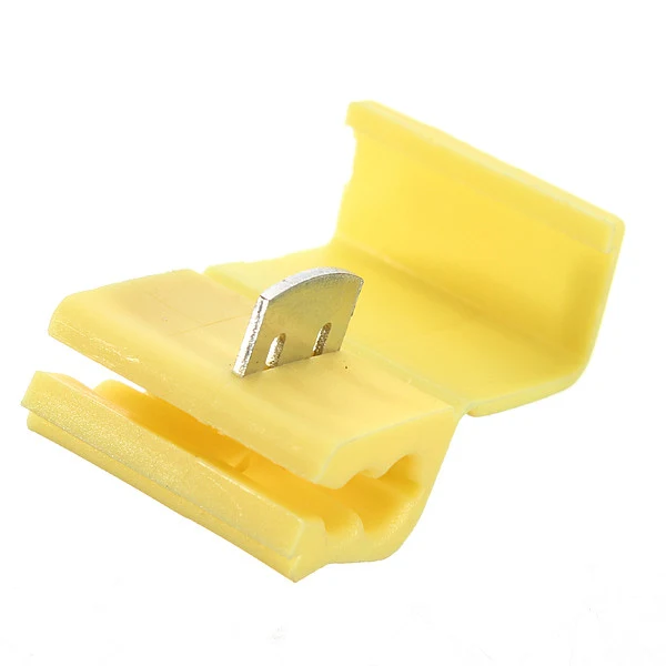 Gula Scotch Lock-kabelkontakter snabbskarvningsterminaler / 100-pack