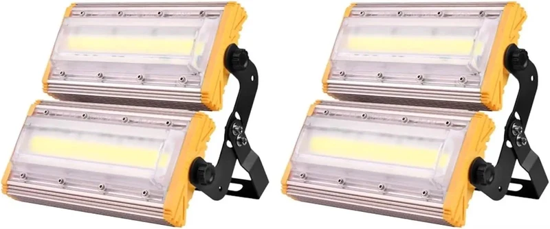 Straight Up Bright 100 Watt Led Flood Lights Ip65 Waterproof Outdoor Security Fixture Badass Heavy Aluminum Cooling And Serious Throw Range For Real World Backyard Installations