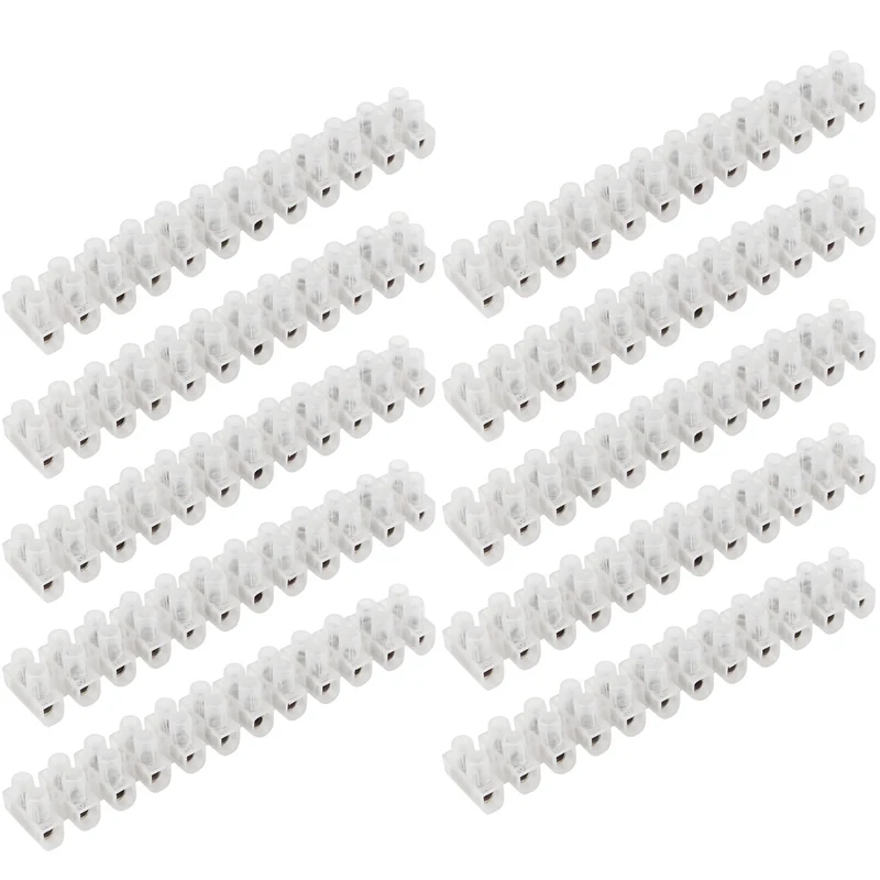 Blockkopplingsremsor / Alla Ampages Tillgängliga / Paket med 10 Strips