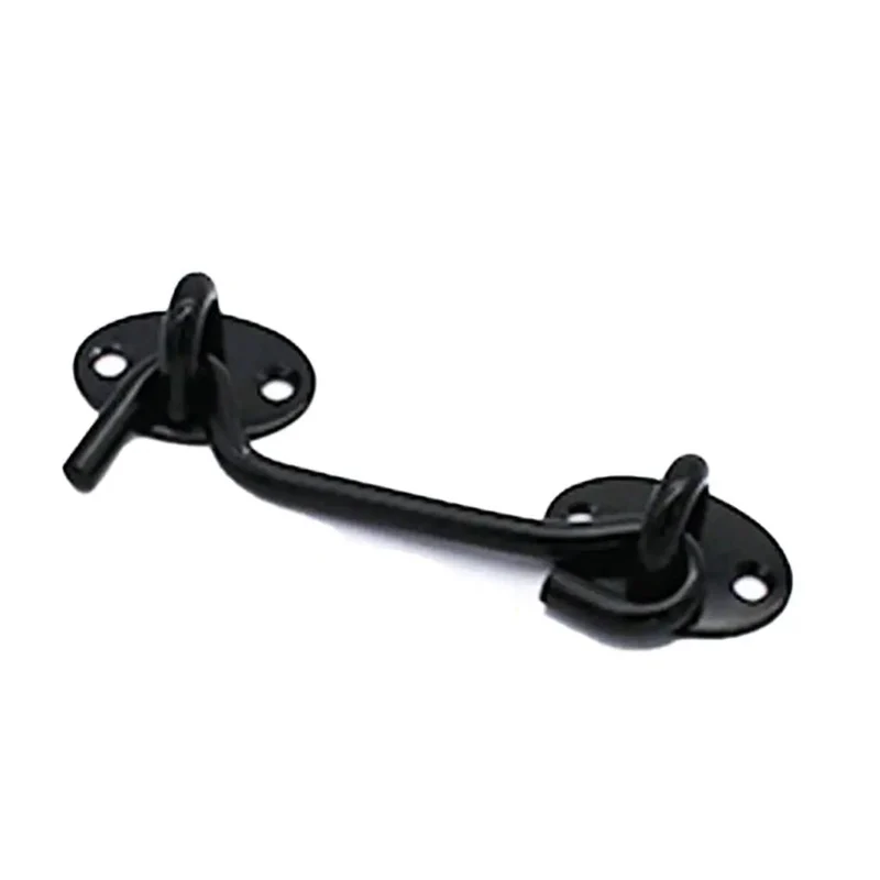 Tough As Nails Door Hook And Eye Latch With Included Mounting Screws For Cabinets Gates And Windows Rust Proof Steel Security Bolt Shut The Latch Firmly And Secure Your Spot Daily
