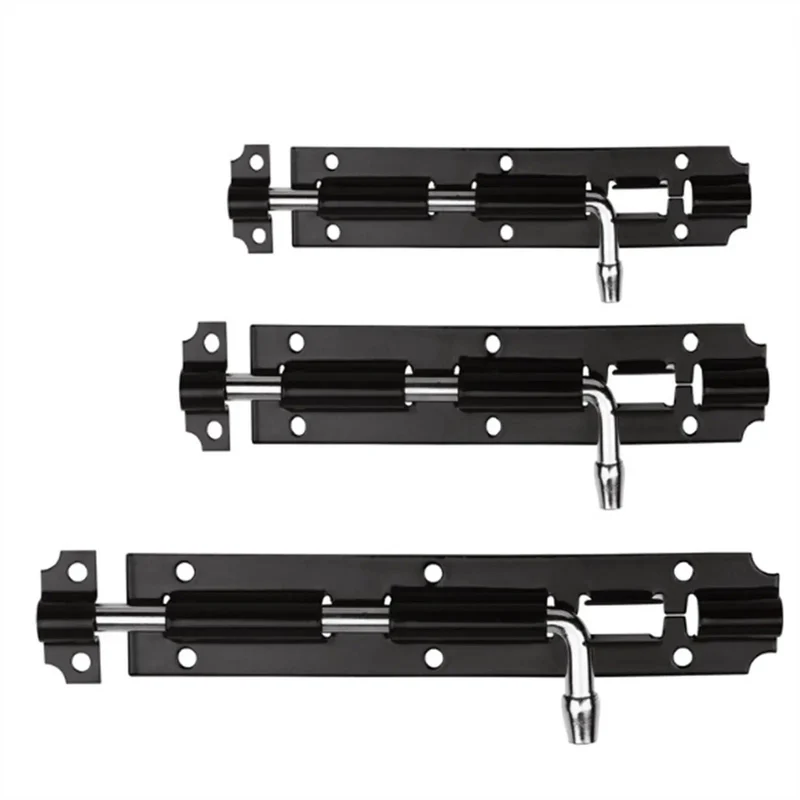 Premium Heavy Duty Sliding Door Lock Barrel Bolt With Reinforced Gate Latch Hasp For Sweet Smooth Operation And Tough Knockout Security On Heavy Entryway Doors