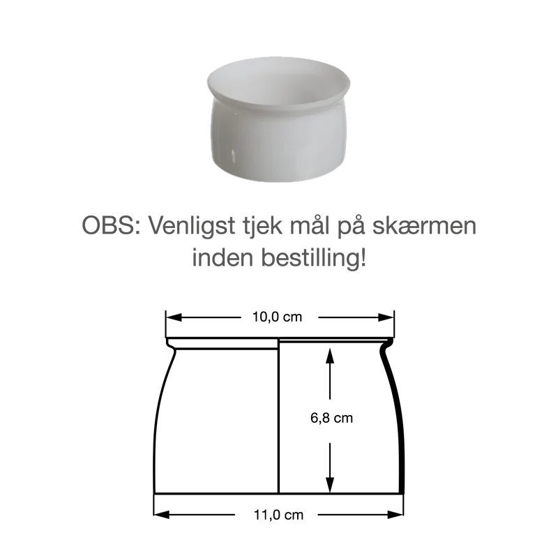Louis Poulsen PH 3½-3 glas underskærm