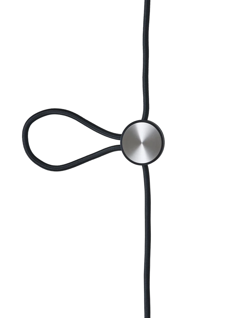 Le Klint Cord adjuster for pendant, black/steel,