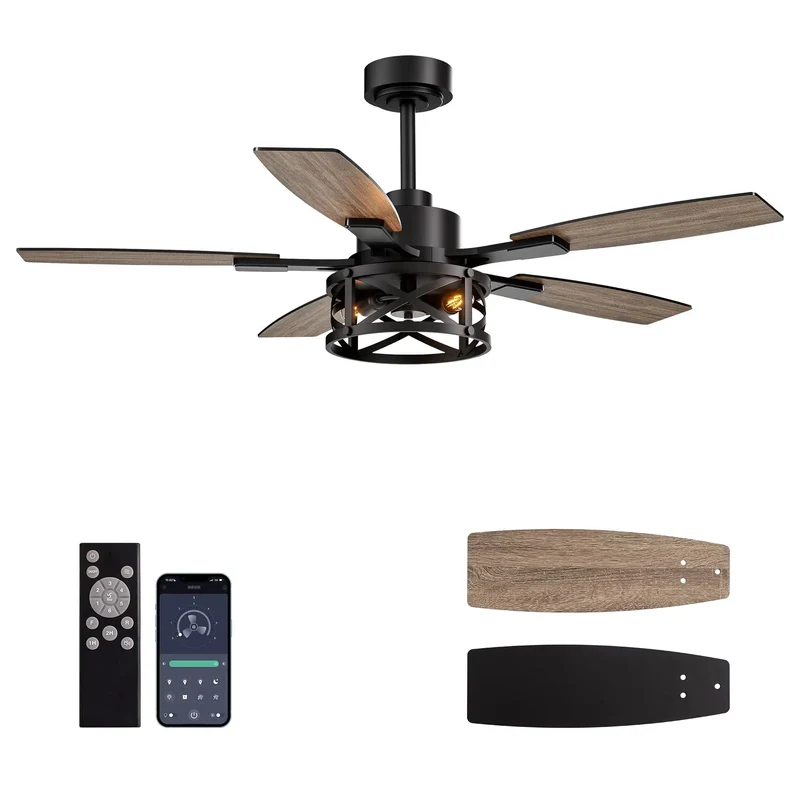 Top Shelf Rustic Ceiling Fan With Smooth Airflow And Heavy Duty Design Perfect For Living Room Or Bedroom Showcases A Badass Rust Finish That Elevates Your Space While Delivering Sweet Cooling Vibes Daily