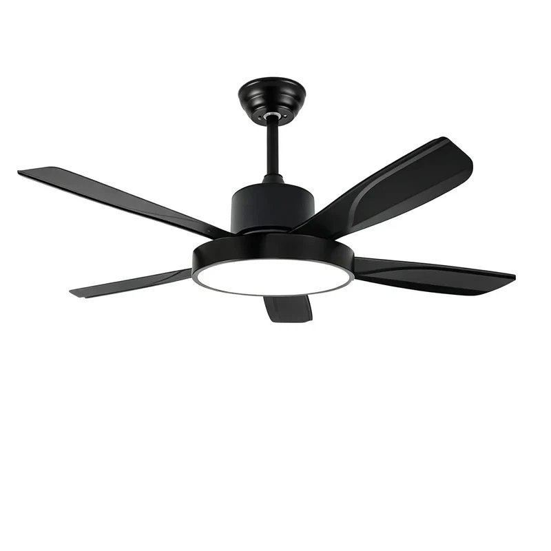 Real Deal 42 To 52 Inch Ceiling Fan With Light Boasting Slick Reversible Motor Six Smooth Speeds Heavy Duty Iron Frame And High Transmission Shade For Zero Sweat Cooling Or Summer Breezes