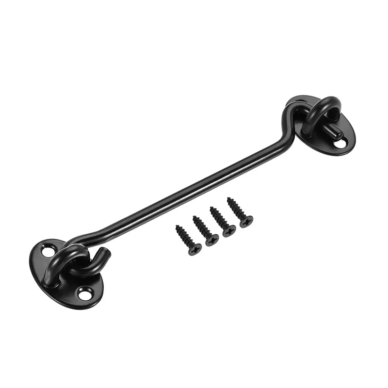 Heavy Duty Hook Lock Snap Latch For Gate Cabin Revolving Door Window With Included Mounting Screws Rock Solid Windproof Security Hardware For No Sweat Install And Shop Upgrades