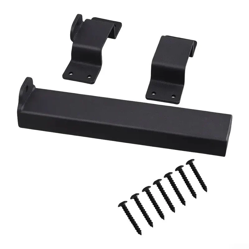 Badass 7.5 Inch Slide Bolt Gate Latch Padlockable Heavy Duty Thickened Carbon Steel Security Hardware For Outdoor Fences And Farm Gates Locks Dead Tight Every Damn Time