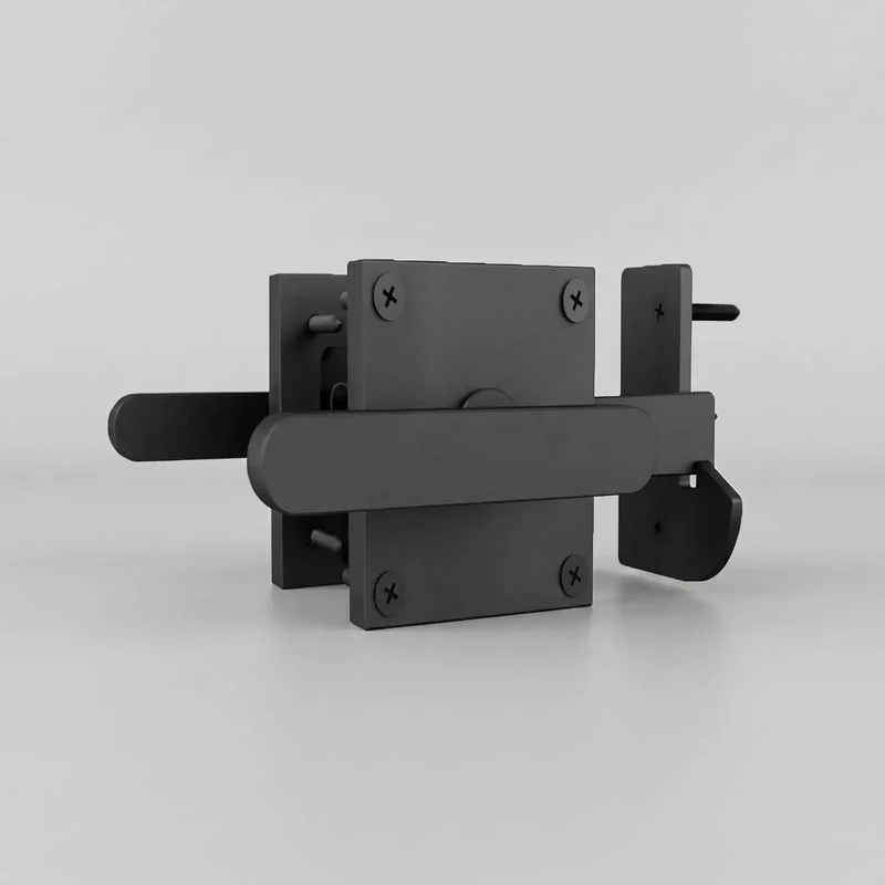 Built Tough Heavy Duty Steel Sliding Bolt Gate Latch With Grippy Double Sided Handle And Rust Resistant Finish For Easy Peasy Install And Sturdy Yard Security Setup