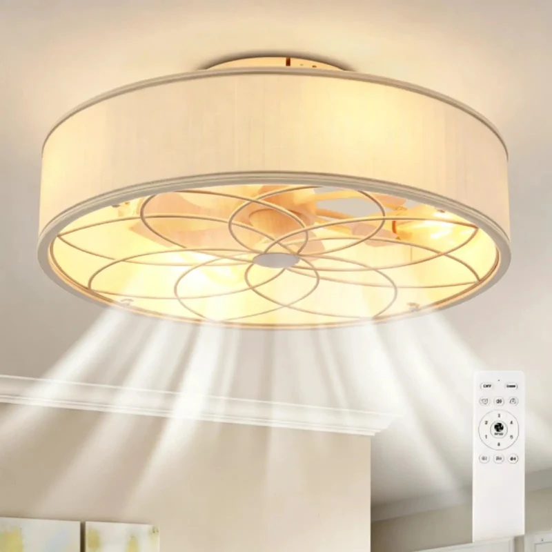 Slick Matte Black Industrial Ceiling Fan And Light Combo With Seven Whisper Incredibly Quiet Blades Wireless Remote Control And E26 Lampholes For Hella Cool Spaces
