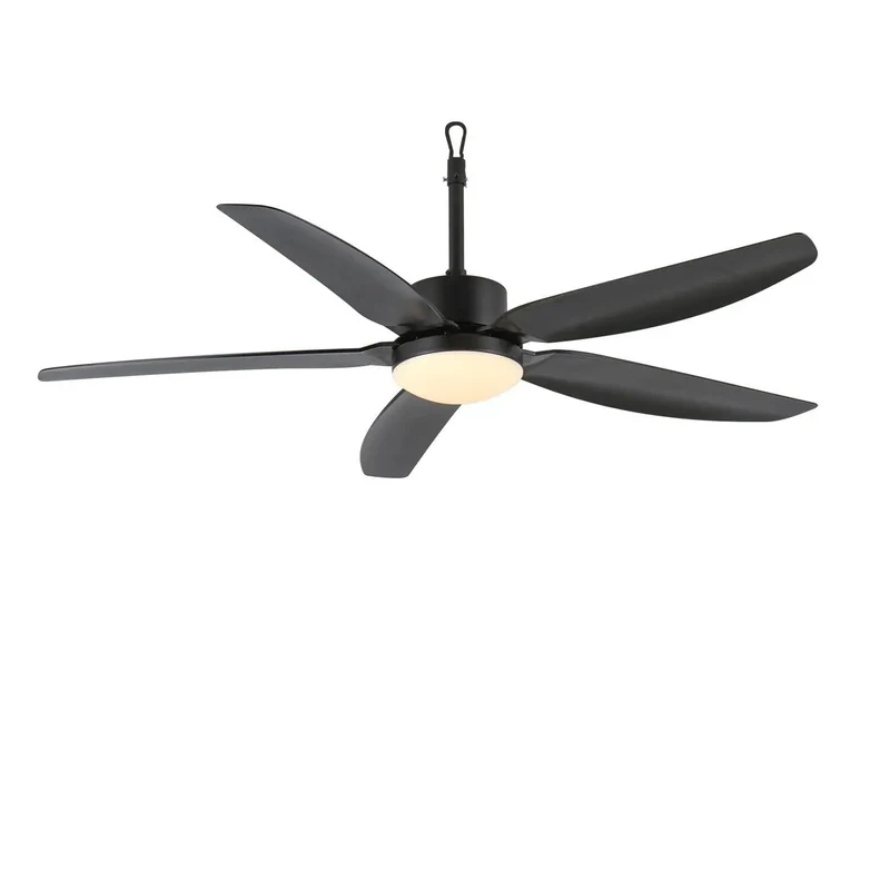 52 Inch Outdoor Ceiling Fan With Integrated Bright Lighting And IP65 Badass WeatherSealed Build Six Speed Wireless Remote Zero Fuss Plug In Setup Slick Rotating Abs Blades Hella Smooth Cooling For Backyard Patio