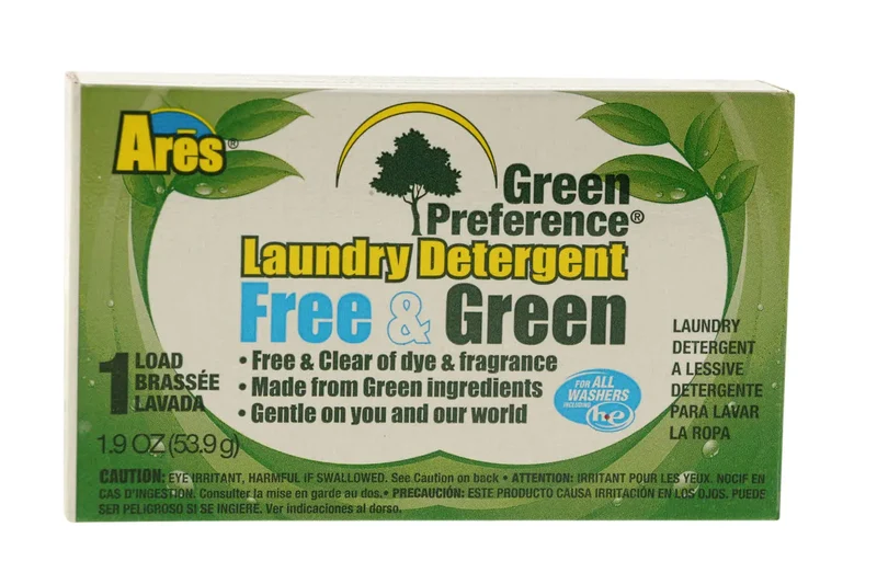 ARES GREEN PREFERENCE FL/TL Washing POWDER (Single USE) Box-(154 Pack)
