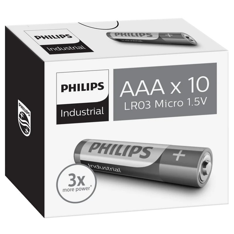 Philips batterier 10xAAA 1,5V