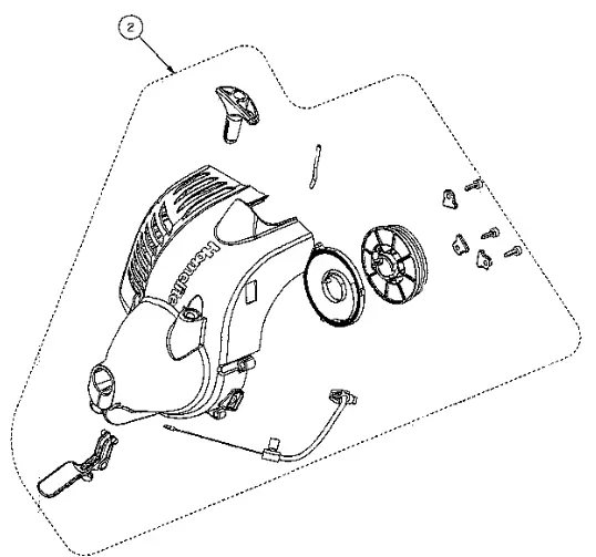 Homelite Line Trimmer Starter Housing And Trigger (No Clutch)