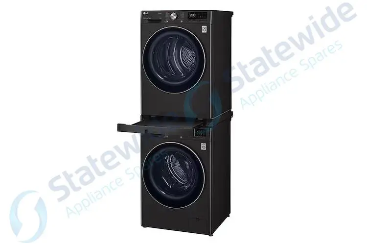 LG Washer/Dryer STACKER Kit (Black) (STKIT-BK)-WV9, WV10, DVH9, DVH10-Genuine