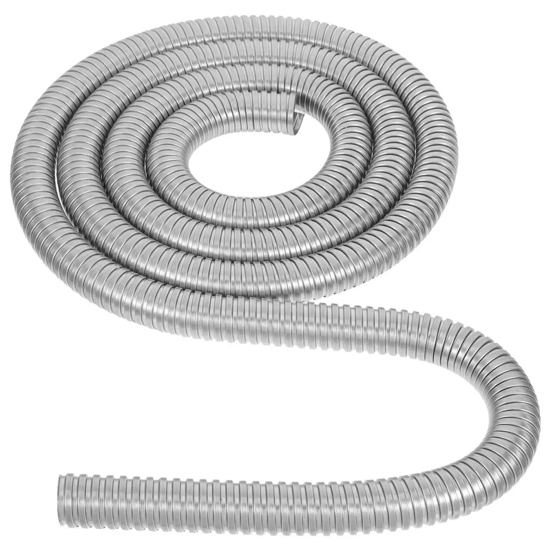 Kickass Stainless Steel Flexible Metal Conduit For Wire Protection 1 Inch X 9.8 Feet High Temp Resistant Hose Tubing Outdoor Electrical Cable Guard Straight Up Rugged And Reliable