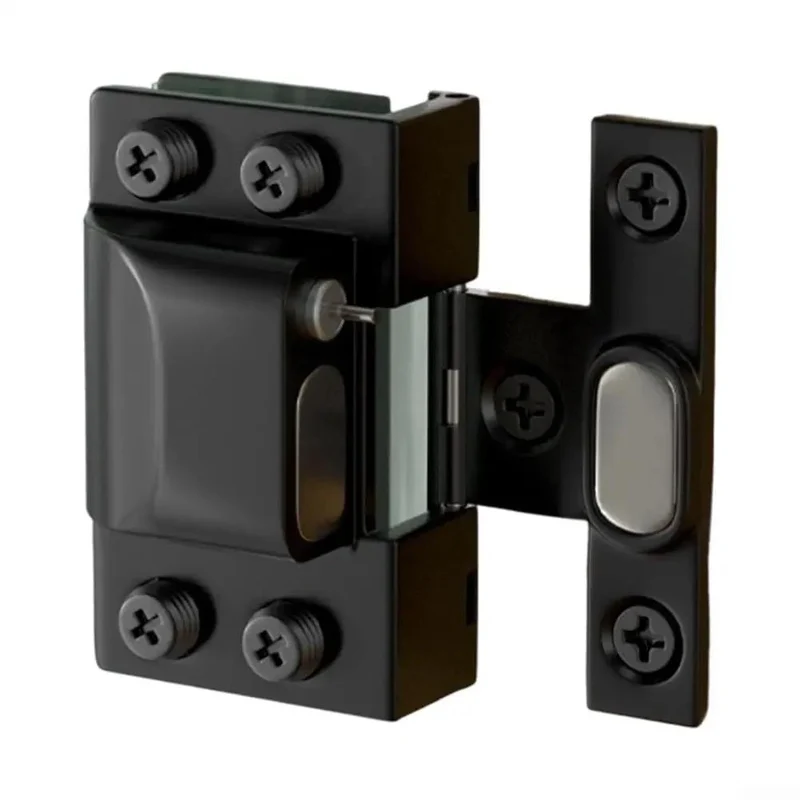 Boss Level Stainless Steel Hydraulic Glass Door Hinge Offering No Hassle U Shape Clip Installation And Smooth Operator Soft Close Action For Frameless Doors In Sleek Black