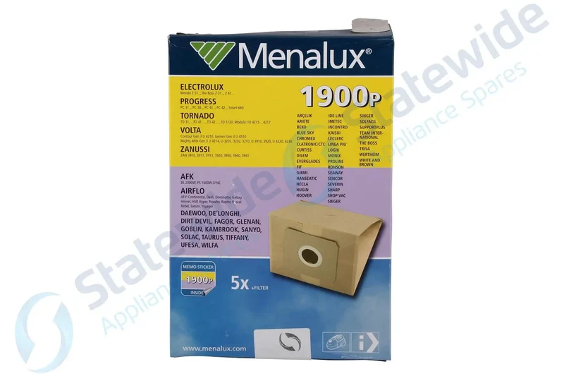Menalux Electrolux/Volta Vacuum Paper Bags(5 Pack)